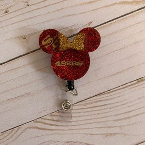 49rs badge reel handmade